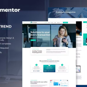 Paytrend - Online Payment Gateaway Elementor Template Kit