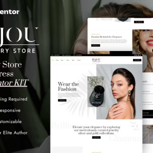 Bijou - Jewelry Store Elementor Pro Template Kit