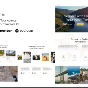 Safar - Travel & Tour Agency Elementor Template Kit