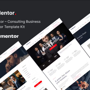 Promentor – Business Consulting Elementor Template Kit