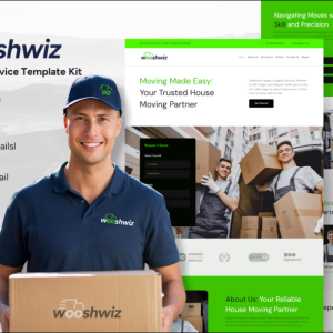 Wooshwiz - Logistic & Shipping Elementor Template Kits