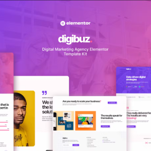 Digibuz - Digital Marketing Agency Elementor Template Kit