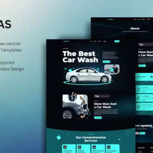 Kedas - Car Wash & Detailing Service Elementor Template Kit