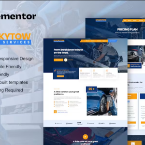 StockyTow - Towing Services Elementor Pro Template Kit