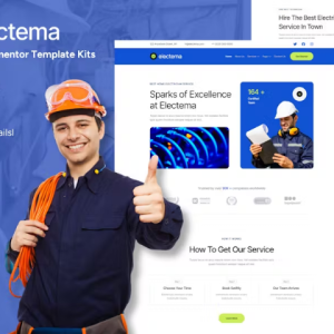 Electema - Electrician Service Elementor Template Kit
