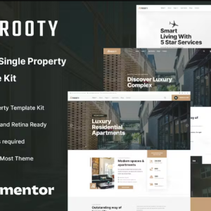 Prooty - Single Property Elementor Template Kit
