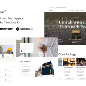 Tawaf - Hajj & Umrah Tour Agency Elementor Template Kit