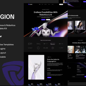Legion - Artificial Intelligence & Robotics Elementor Template Kit