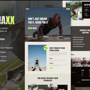 Gymaxx - Gym & Fitness Center Elementor Template Kit