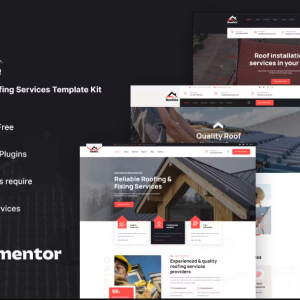 Roofsie - Roofing Services Elementor Template Kit