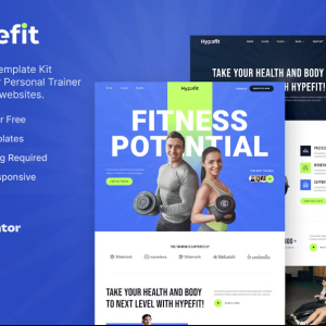 Hypefit – Personal Trainer & Fitness Elementor Template Kit