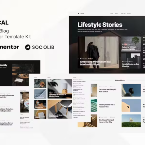 Local - Modern Blog & Magazine Elementor Template Kit
