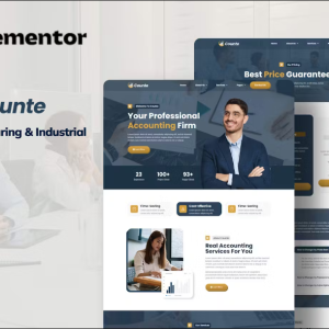 Counte - Manufacturing & Industrial Elementor Template Kit