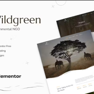 Wildgreen - Environmental NGO Elementor Template Kit
