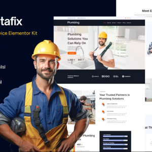 Wotafix - Plumbing Service Elementor Template Kit