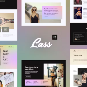 Lass - Tattoo Artist & Piercing Studio Elementor Template Kit