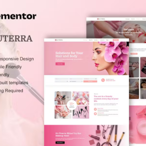 Beauterra - Makeup Artist & Beauty Salon Elementor Pro Template Kit