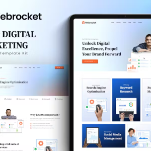 Webrocket - SEO & Digital Marketing Agency Elementor Template Kit