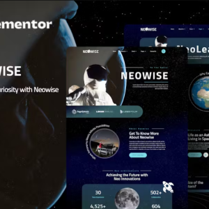 Neowise - Astronomy Elementor Template Kit