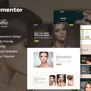 Malikha - Beauty Salon & Spa Elementor Pro Template Kit