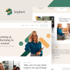 Sepheri - Psychologist Elementor Template Kit