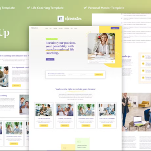 BetterUp - Business Coaching & Mentor Elementor Pro Template Kit