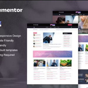 Glamz - News & Magazine Elementor Template Kit