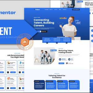 Trident - Human Resources & Recruitment Agency Elementor Template Kit