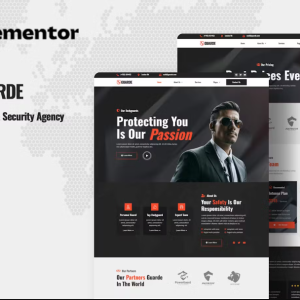 Guarde - Bodyguards & Security Agency Elementor Template Kit