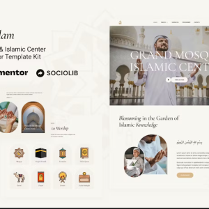 Salam - Mosque & Islamic Center Elementor Template Kit