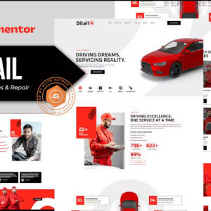 Ditail - Auto Services & Repair Elementor Pro Template Kit