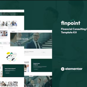 Finpoint - Financial Consulting Elementor Template Kit