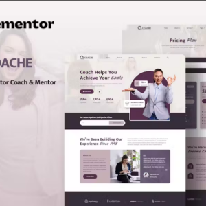Coache - Content Creator Mentor Elementor Template Kit