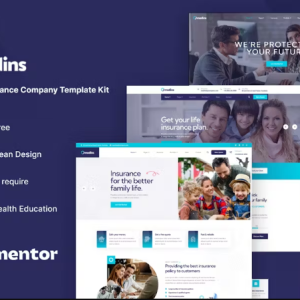 Modins - Insurance Company Elementor Template Kit