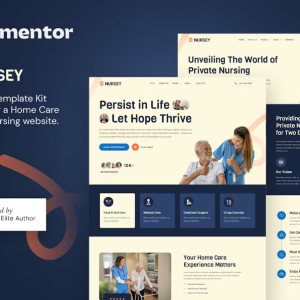 Nursey – Home Care Agency & Private Nursing Elementor Template Kit