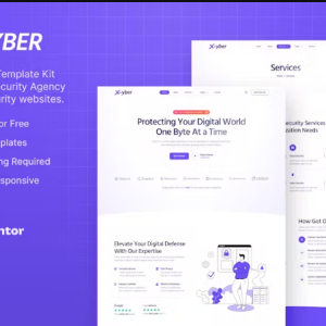 Xyber – Cybersecurity Agency & IT Security Elementor Template Kit