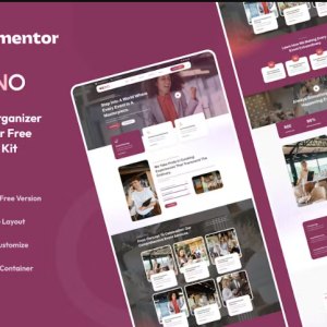 Eveno - Events Organizer Elementor Template Kit