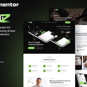 Tradiz – Trading Broker & Investment Elementor Template Kit