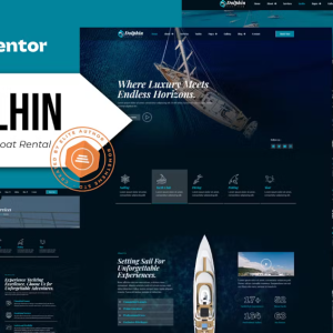 Dolphin - Yacht Club & Boat Rental Elementor Pro Template Kit