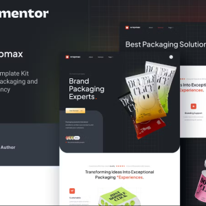 Wrapmax – Custom Packaging & Branding Agency Elementor Template Kit