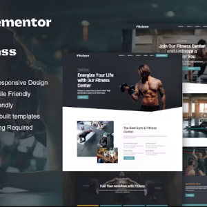 FitClass - Fitness & Gym Services Elementor Template Kit