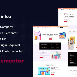 Printco - Printing Company & Services Elementor Template Kit