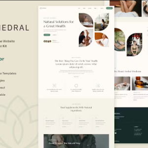 Medral - Alternative Medicine Website Elementor Template Kit