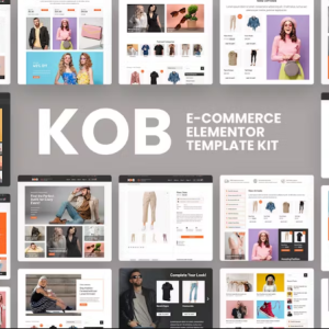 Kob - E-Commerce Elementor Pro Template Kit