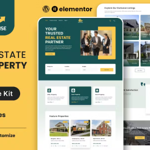 Estate Rise - Real Estate Elementor Template Kit
