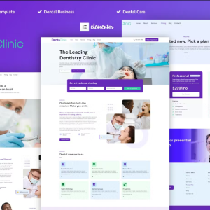 Danta Clinic - Dentist & Dental Clinic Elementor Pro Template Kit