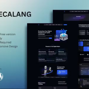 Pecalang – Cyber Security Services Elementor Template Kit