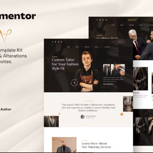 Vinch – Professional Tailoring & Alterations Services Elementor Template Kit