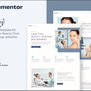 Glowy – Beauty Clinic & Dermatology Elementor Template Kit