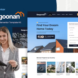 Bangoonan - Real Estate & Property Elementor Template Kit
